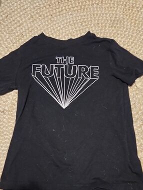Old Navy Black Kids' Tee with White "THE FUTURE" Graphic